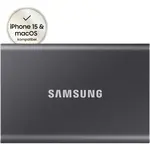 Samsung Portable SSD T7 1TB Externe SSD Grau  MU-PC1T0T/WW für Mac, PC, Smartphone