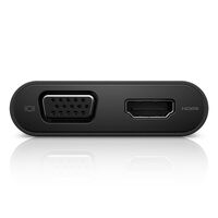 Dell DA200 USB C zu HDMI/VGA/Ethernet/USB 3.0 (470-ABRY) Externer Video Adapter