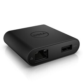 Dell DA200 USB C zu HDMI/VGA/Ethernet/USB 3.0 (470-ABRY) Externer Video Adapter