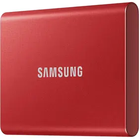 Samsung Portable SSD T7 2TB Externe SSD Rot MU-PC2T0R/WW für Mac, PC, Smartphone, Xbox