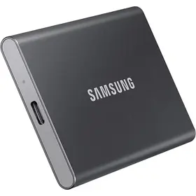 Samsung Portable SSD T7 2TB Externe SSD Grau  MU-PC2T0T/WW für Mac, PC, Smartphone