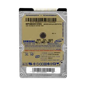 Samsung 80 GB IDE PATA 2,5 Zoll MP0804H/CNG 5400 rpm Laptop Festplatte Hard Disk