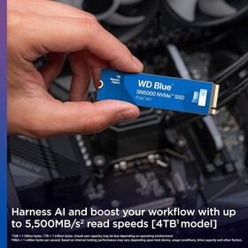 WD Blue SN5000 WDS400T4B0E SSD 4TB M.2 2280 PCIe 4.0 x4 NVMe NEU 5 Jahr Garantie