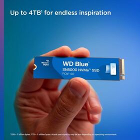 WD Blue SN5000 WDS400T4B0E SSD 4TB M.2 2280 PCIe 4.0 x4 NVMe NEU 5 Jahr Garantie