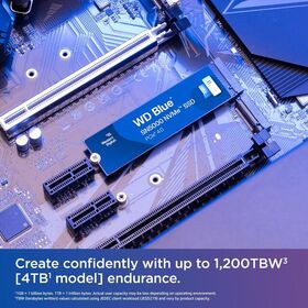 WD Blue SN5000 WDS400T4B0E SSD 4TB M.2 2280 PCIe 4.0 x4 NVMe NEU 5 Jahr Garantie