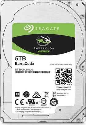 Seagater Barracuda 5TB 2.5" 128MB Cache 6Gb/s SATA Hard Drive ST5000LM000