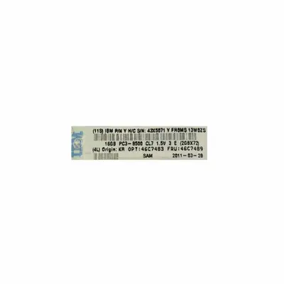 IBM 16GB DDR3-1066 PC3-8500R 4Rx4 CL7 RDIMM 46C7483 46C7489 49Y1418 49Y1400