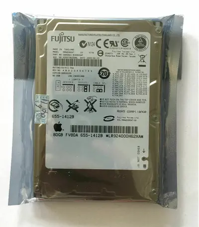 Fujitsu 80 GB IDE PATA Internal 2,5 Zoll MHW2080AT Laptop Festplatte Hard Disk