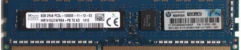 HP 713752-081 715281-001 DDR3-1600 PC3L-12800E ECC UDIMM 2Rx8 CL11 1.35V RAM