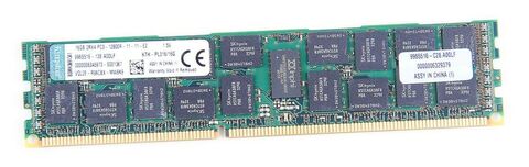 Kingston 16GB 1600 Mhz DDR3 PC3-12800R 2Rx4 ECC Registered RAM KTH-PL316/16G Kingston 16GB 1600 Mhz DDR3 PC3-12800R 2Rx4 ECC Registered RAM KTH-PL316/16G