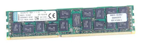 Kingston 16GB 1600 Mhz DDR3 PC3-12800R 2Rx4 ECC Registered RAM KTH-PL316/16G
