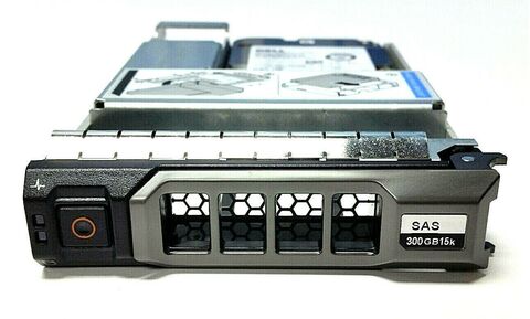 DELL 7FJW4 07FJW4 300GB 15K SAS 12Gbps 2.5" HARD DRIVE IN HYBRID GEN 13 TRAY