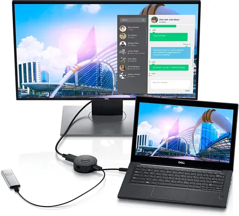 Dell USB-C Mobile Docking Adapter DA300 HDMI, DP VGA, Ethernet, USB-C und USB-A