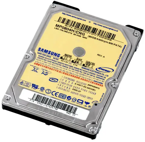 Samsung 80 GB IDE PATA 2,5 Zoll MP0804H/CNG 5400 rpm Laptop Festplatte Hard Disk