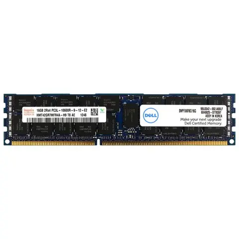 DELL SNPMGY5TC/16G A5008568 16GB 2Rx4 PCL-10600R HMT42GR7AFR4A-H9 RAM