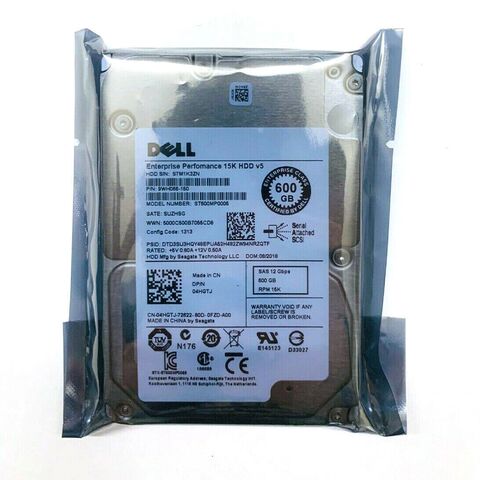 Dell ST600MP0005 4HGTJ 600GB 15000RPM 2.5 in SAS 12Gbps HDD Hard Drive 04HGTJ