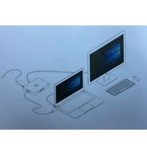 Dell WD15 4K USB-Type C Docking Station K17A K17A001 5FDDV mit 130W