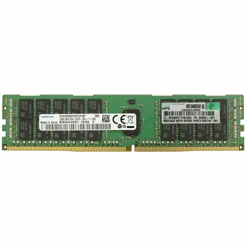HP 809081-081 846740-001 16GB DDR4 2400 MHz 2Rx4 ECC Reg. M393A2G40EB1-CRC
