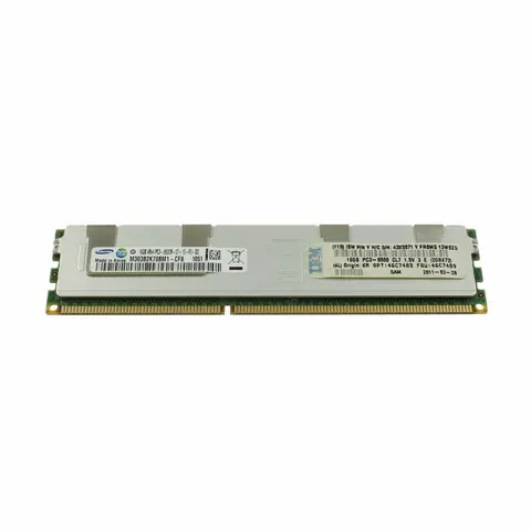 IBM 16GB DDR3-1066 PC3-8500R 4Rx4 CL7 RDIMM 46C7483 46C7489 49Y1418 49Y1400