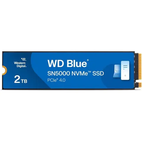 WD Blue SN5000 WDS200T4B0E SSD 2TB M.2 2280 PCIe 4.0 x4 NVMe WD Blue SN5000 WDS200T4B0E SSD 2TB M.2 2280 PCIe 4.0 x4 NVMe