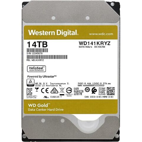 WD Gold Enterprise Class 14 TB Festplatte WD142KRYZ