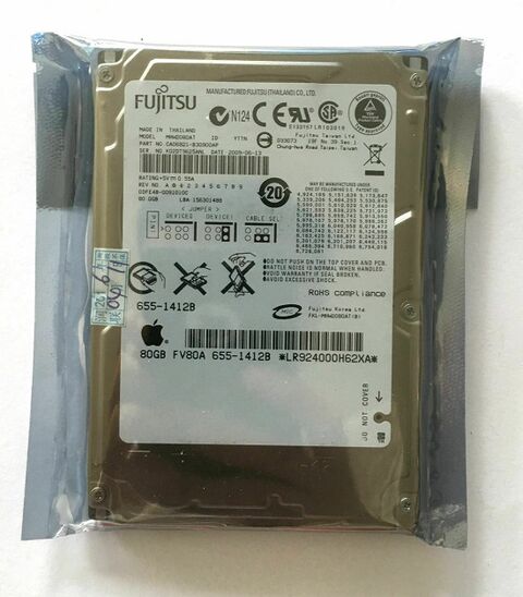 Fujitsu 80 GB IDE PATA Internal 2,5 Zoll MHW2080AT Laptop Festplatte Hard Disk Fujitsu 80 GB IDE PATA Internal 2,5 Zoll MHW2080AT Laptop Festplatte Hard Disk