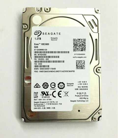 HPE 872479-B21 872737-001 Kom. 1.2TB 12Gbs 512e 10K 256Mb Cache 2.5" SAS SFF HDD HPE 872479-B21 872737-001 Kom. 1.2TB 12Gbs 512e 10K 256Mb Cache 2.5" SAS SFF HDD