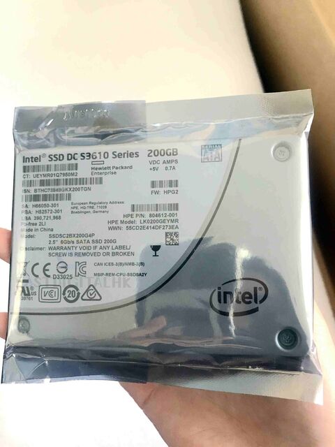 Intel 200GB 2.5" PCIE NVMe SSD SSDSC2BX200G4P für DELL 06P5GN 342-6095 / 0W6GKJ Intel 200GB 2.5" PCIE NVMe SSD SSDSC2BX200G4P für DELL 06P5GN 342-6095 / 0W6GKJ