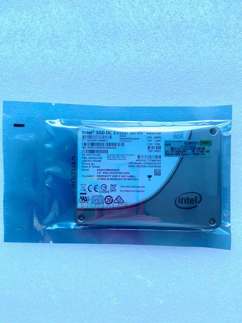 Intel 480GB 2.5" SATA 6Gb/s SSD SSDSC2BB480G4P für HP 717968-002 VK0480GDJXV