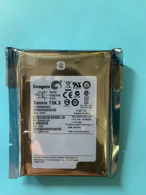Seagate Savvio 300GB 2.5" 15K 6Gb/s 64MB Cache SAS HDD ST9300653SS