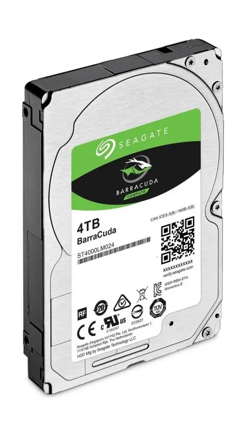 Seagate Barracuda 4TB 2.5'' 6Gb/s SATA Hard Drive ST4000LM024